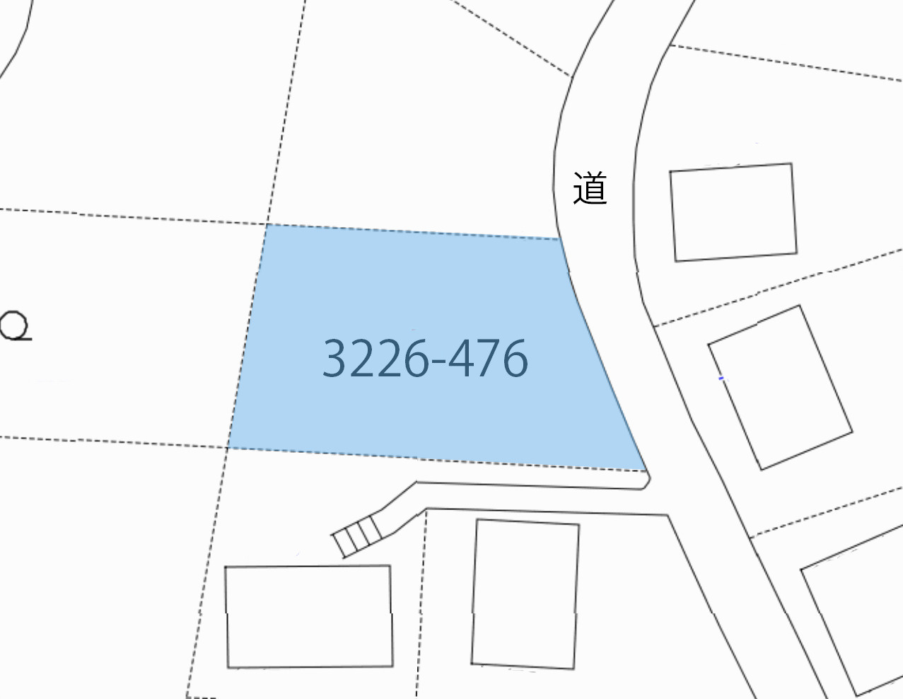 宇佐美みのりの村別荘地①の土地図