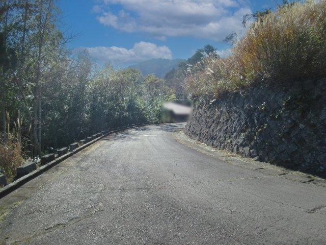 宇佐美みのりの村別荘地②の前面道路含む現地写真