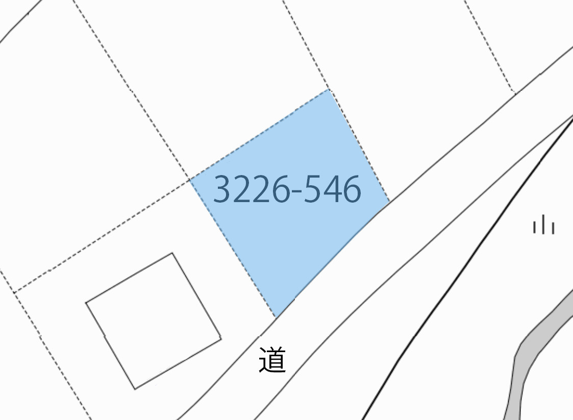 宇佐美みのりの村別荘地③の土地図