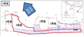 明石市東朝霧丘　新築一戸建ての区画図|全４区画