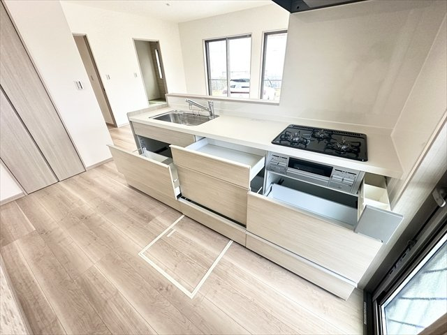 【キッチン】 | 新築一戸建て「南足柄市狩野」 | キッチン収納