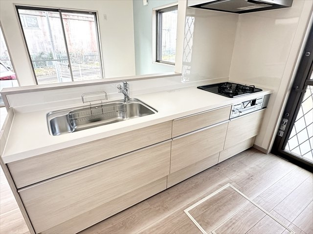 【キッチン】 | 新築一戸建て「南足柄市狩野」 | コミュニケーションの取れる対面式キッチン