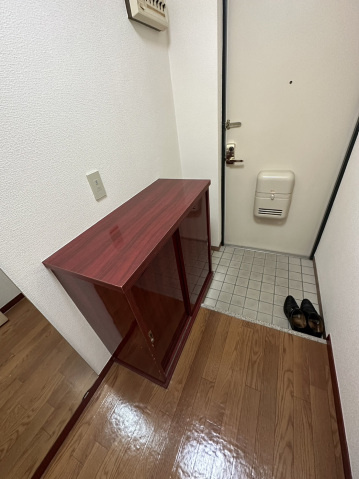 ふじマンションの玄関