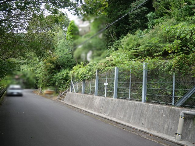 エンゼルフォレスト赤沢望洋台⑥の前面道路含む現地写真