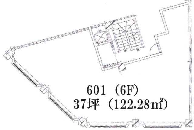 千代田区神田三崎町２丁目の店舗一部の間取り
