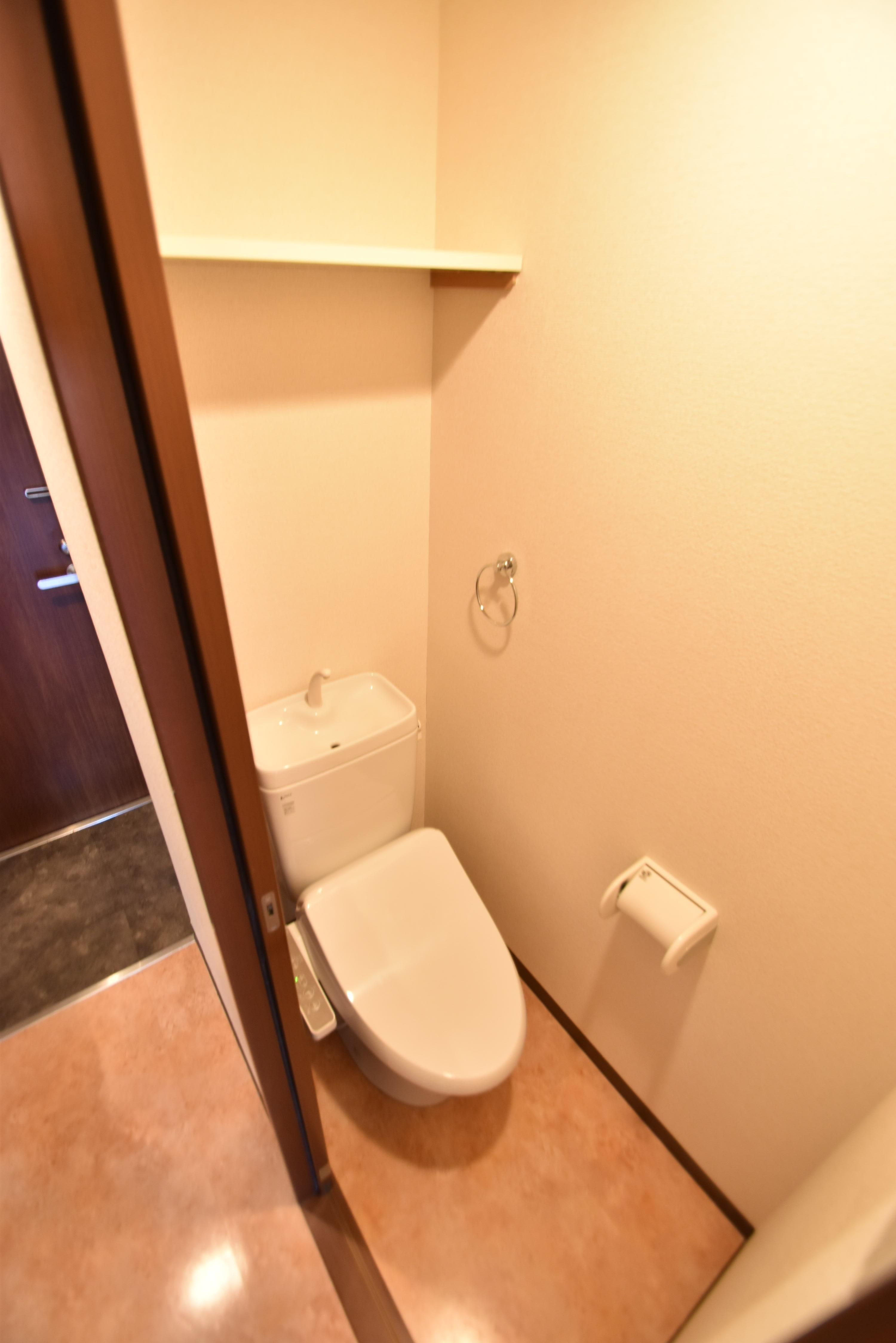 大阪市城東区野江２丁目の賃貸マンションのトイレ