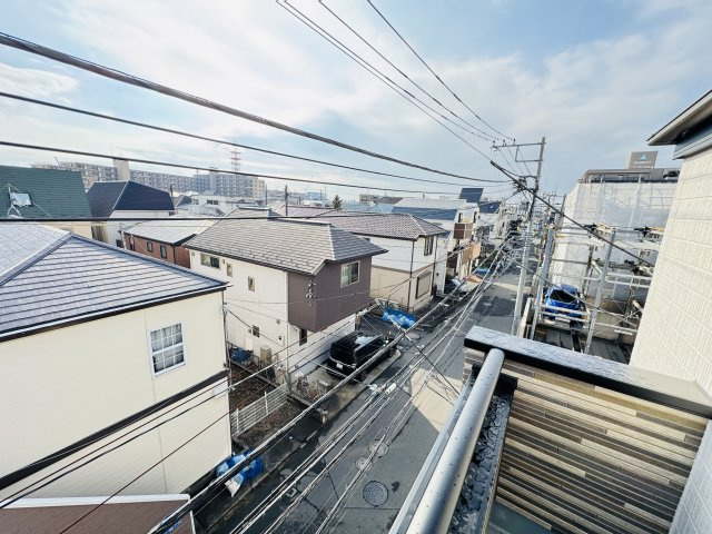 市川市東大和田１丁目新築戸建【稲荷木小学校：8分】の展望|バルコニーより道路側眺望