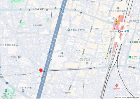 千住MKビルの地図