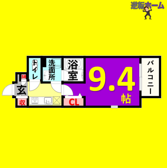 ヴィオラレジデンスの間取り