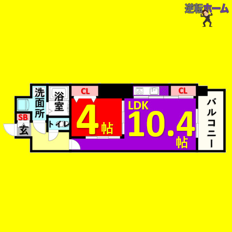 THE CROSS(ザ・クロス)の間取り