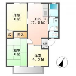 【間取り】 | ウィンディア高尾 | 3DK