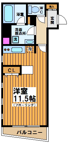 【間取り】 | ベルメゾン幡ヶ谷