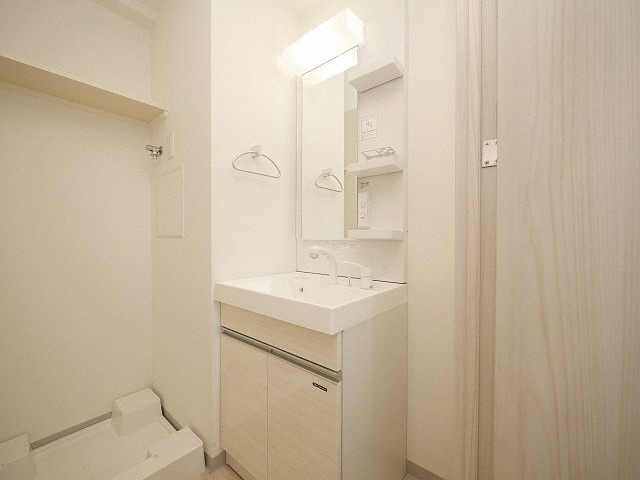 ALZA西本町の洗面所