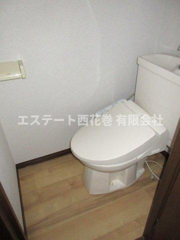 シティハイムサンポートⅠ　Ⅱのトイレ|洗浄機能付き暖房便座