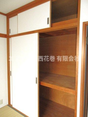 シティハイムサンポートⅠ　Ⅱの収納|和室収納。