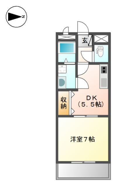プリヴェールの間取り