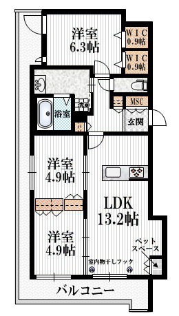 ＰＲＯＴＥＧＯ　ＴＯＫＹＯ　ＥＡＳＴの間取り|★間取図★