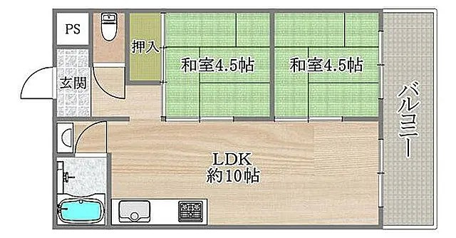 神戸青果食品商業組合会館の間取り