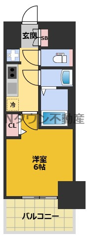 【間取り】 | プレサンス東別院セレニス | 間取りです。
