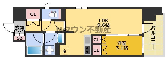 【間取り】 | オーパスレジデンス名古屋ステーション | 間取りです。