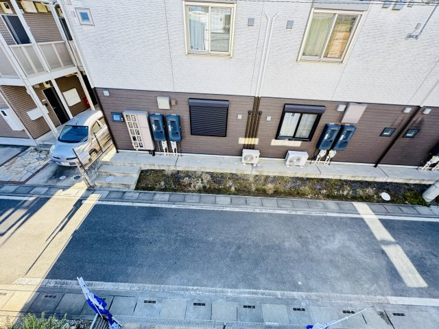 三郷市谷口新築戸建（谷口５期）の展望|バルコニーより道路側眺望