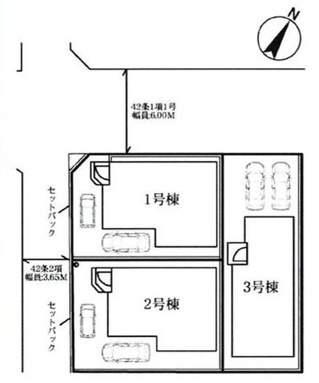南区相模台7丁目新築戸建て　3号棟の区画図|区画図「南区相模台7丁目新築戸建て」
