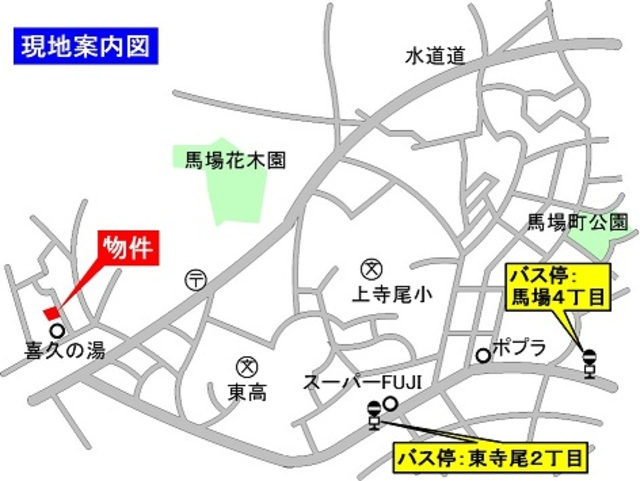 フェリオ鶴見の地図|案内図