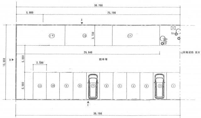 【駐車場】 | 大堀氏駐車場（錦町）