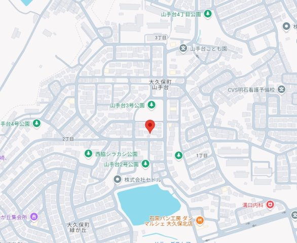 明石市大久保町山手台　第12期　未入居の地図