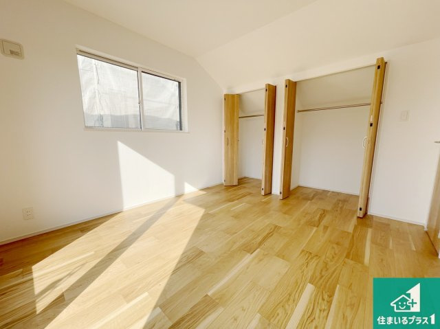 明石市大久保町山手台　第12期　新築一戸建ての洋室|シンプルな洋室は、自分好みのインテリアが楽しめます♪ご家族とインテリアや家具を選びに行くのは新築購入時の醍醐味の一つです。ぜひお楽しみください♪