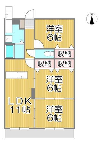 ドルチェカーサの間取り