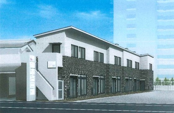 汐庵の外観パース|外観パースです