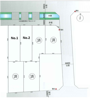 【土地図】 | 【仲介手数料無料！！】日野市日野　売地（全6区画）No.2区画　3490万円