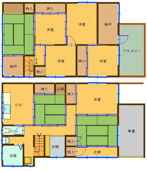 【間取り】 | K様一戸建て