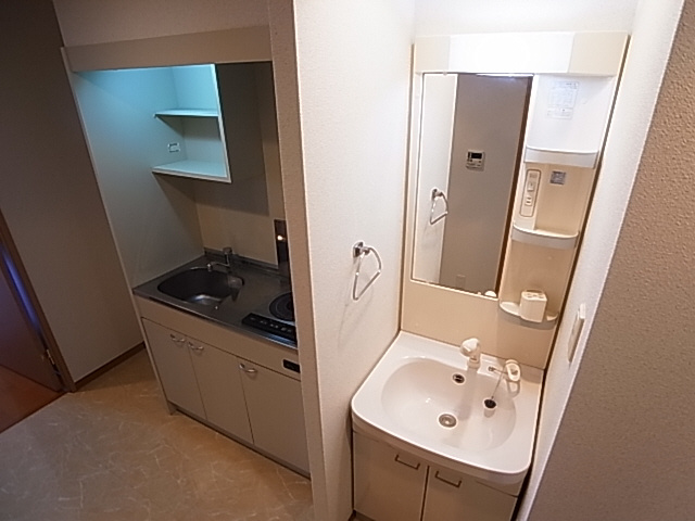 神戸市須磨区大池町５丁目の賃貸マンションの洗面所|シャンプードレッサー