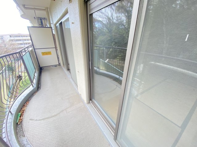 ジークレフ御影台A棟のバルコニー|落ち着いた時間を過ごせるバルコニーです