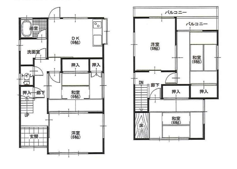 招提大谷3丁目　中古一戸建ての間取り|間取り図はいかがですか？ご希望を叶える間取りですか？リビングの広さは？水回りの位置は？カウンターキッチン？など色々な情報が集約されています。弊社ではリフォームなどのご相談も承っております。