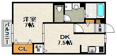 リビングタウン西野の間取り
