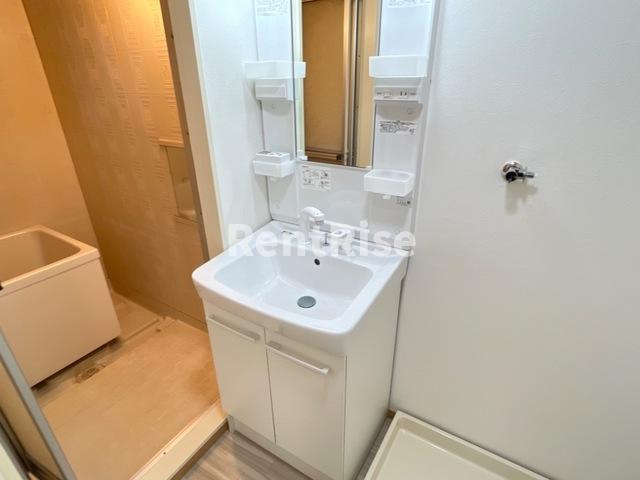 加藤シティハイツの洗面所|洗髪洗面化粧台