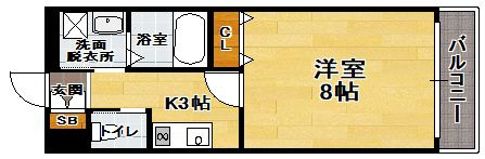 【間取り】 | ピュアドームサンミッシェル博多 | 現況優先。