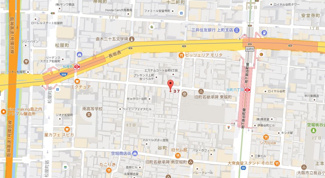 【地図】 | エスリード谷町六丁目レジデンス