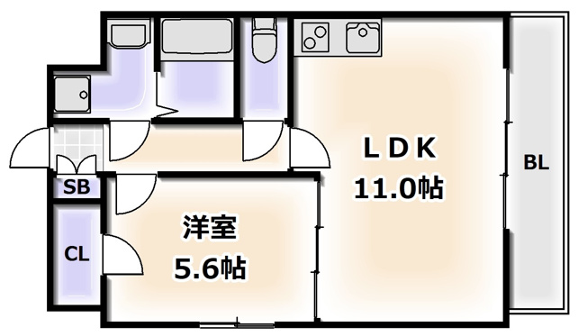 【間取り】 | S-RESIDENCE難波VIALE（エスレジデンス難波ヴィアーレ）