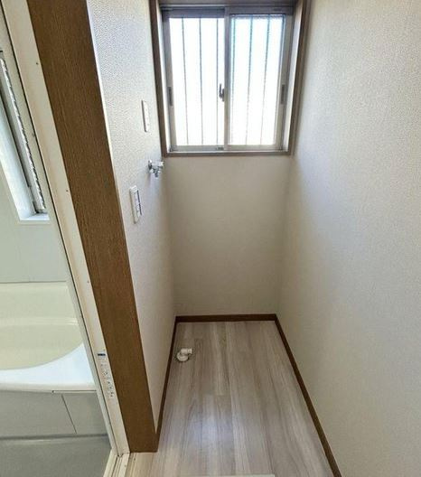 【中古】坂戸市にっさい花みず木リフォーム中古住宅のランドリースペース|ランドリスペースです！