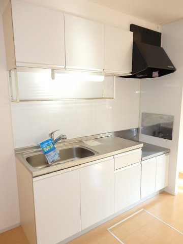 アップルトーンのキッチン|きれいなキッチンです