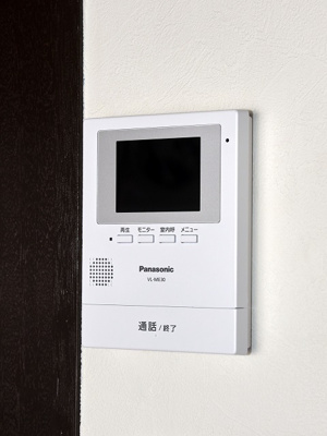 【セキュリティ】 | 福田ハイツ | カラーモニター付インターホン