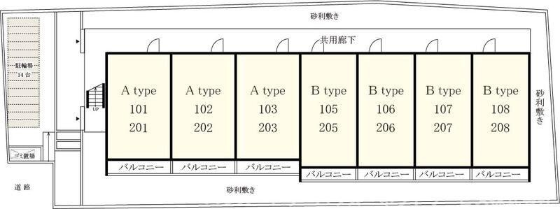 リブリ・インディゴ の区画図