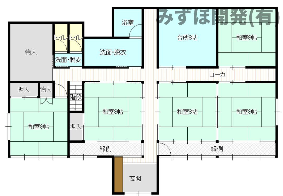 大石田町大字豊田の間取り