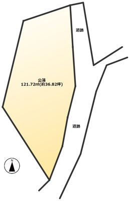 【区画図】 | 篠栗町中央4丁目土地