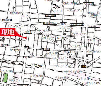 祝：成約済み　八王子ローヤルマンション　八王子市　中古マンションの地図|～仲介手数料無料☆八王子ひなた不動産～八王子ローヤルマンション