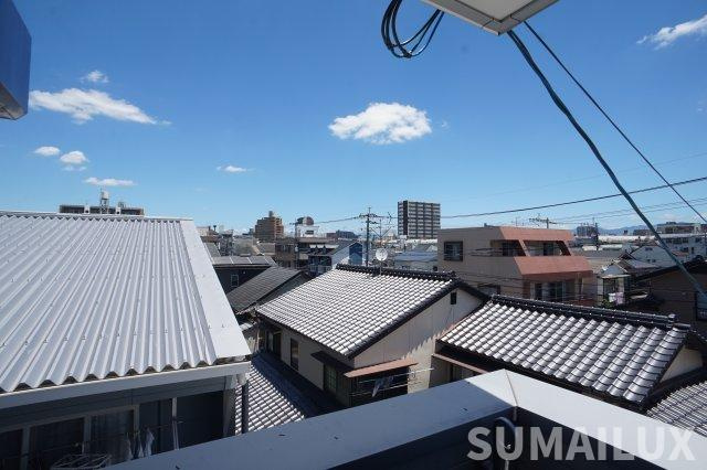 熊本市東区新生２丁目のアパートの展望